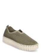 Tulip Slip-In On Plateau Sole Tennarit Sneakerit Green Ilse Jacobsen