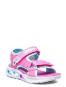 Girls Sola Glow Sandal Shoes Summer Shoes Sandals Pink Skechers