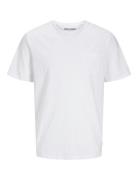 Jjjake Tampa Pocket Tee Ss Crew Neck Tops T-shirts Short-sleeved White...