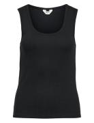 Objjamie S/L Sli Tank Top Noos Tops T-shirts & Tops Sleeveless Black O...
