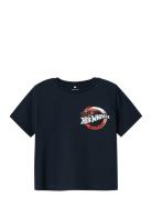 Nmmatreus Hotwheels Nreg Ss Top Box Sky Tops T-shirts Short-sleeved Bl...