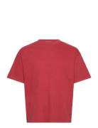 Great Boxy Heavyweight T-Shirt Tops T-shirts Short-sleeved Red Weekday