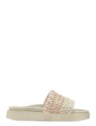 Loose Knitted Matalapohjaiset Sandaalit Beige Inuikii