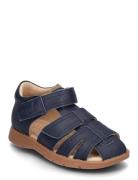 Bisgaard Frans Shoes Summer Shoes Sandals Navy Bisgaard