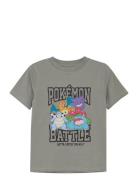 T-Shirt Ss Tops T-shirts Short-sleeved Green Minymo