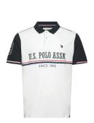 Anniv 4 Reg Uspa Uni Polo Tops Polos Short-sleeved White U.S. Polo Ass...