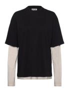 Double-Layered Long-Sleeved T-Shirt Tops T-shirts & Tops Long-sleeved ...