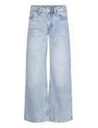 Imoo Low Wide Jeans Bottoms Jeans Wide Blue Monki