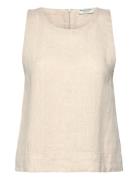 Bs Loulia Top Tops T-shirts & Tops Sleeveless Beige Bruun & Stengade