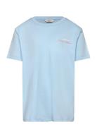 Gant Sailing Gaphic T-Shirt Tops T-shirts Short-sleeved Blue GANT