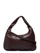 Peony Hobo Bag Bags Top Handle Bags Brown Noella