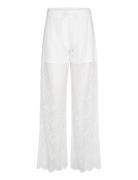 Dante6-Shiloh Straight Leg Lace Pants Bottoms Trousers Wide Leg White ...