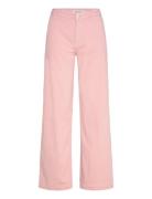 Pd-Gilly French Jeans Color Bottoms Jeans Wide Pink Pieszak