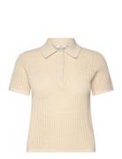 Evi Tops Blouses Short-sleeved White Reiss