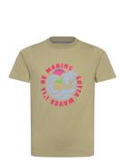 Tnoctavio S_S Tee Tops T-shirts Short-sleeved Khaki Green The New