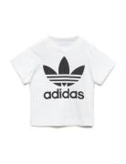 Trefoil Tee Sport T-shirts Short-sleeved White Adidas Originals