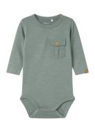Nbmhowel Ls Body Bodies Long-sleeved Grey Name It