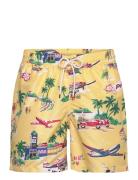5.75-Inch Traveler Polo Bear Swim Trunk Uimashortsit Yellow Polo Ralph...