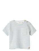 Nmmtadeo Ss Loose Top Lil Tops T-shirts Short-sleeved Blue Lil'Atelier