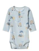 Nbmhelp M Ls Body Bodies Long-sleeved Blue Name It