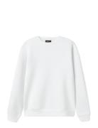 Nlmfeelin Ls O-Neck Sweat Tops Sweat-shirts & Hoodies Sweat-shirts Whi...