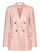 Magda Blazers Double Breasted Blazers Pink Reiss
