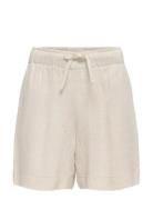 Kogsiesta Pullup Linenbl Shorts Pnt Noos Bottoms Shorts Cream Kids Onl...