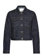 Denim Jacket Pockets Farkkutakki Denimtakki Navy Mango