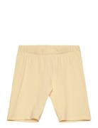 Biker Leggings Solid Bottoms Shorts Yellow Lindex
