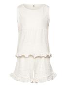 Pyjamas Set Sleeveless And Fri Pyjamasetti Pyjama White Lindex