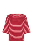T-Shirt From Freequent In A Soft Material With Stripes. In Addition, T...