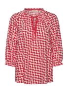 Blouse Tops Blouses Short-sleeved Red FREE/QUENT