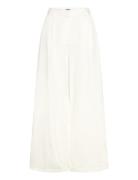 Pleated High Waist Wide Leg Suiting Trousers Bottoms Trousers Wide Leg...