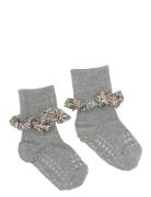 Non-Slip Socks - Bamboo / Liberty Jarrusukat Grey GoBabyGo