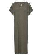Sc-Delia Polvipituinen Mekko Khaki Green Soyaconcept