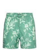 Medium Drawstring Print Uimashortsit Green Tommy Hilfiger