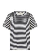 Sc-Barni Tops T-shirts & Tops Short-sleeved Navy Soyaconcept