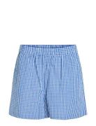 Visonja Hw Shorts/Ka Bottoms Shorts Casual Shorts Blue Vila