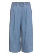 Trousers Bottoms Trousers Wide Leg Blue United Colors Of Benetton