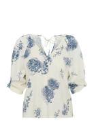 Rosalynpw Bl Tops Blouses Long-sleeved Cream Part Two