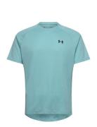 Ua Tech Textured Ss Tops T-shirts Short-sleeved Blue Under Armour