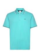 Polo Tops Polos Short-sleeved Blue Champion
