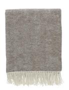 Throw 130X170 Stillness Taupe Home Textiles Cushions & Blankets Blanke...