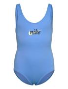 Nike Signature Swoosh U Back Piece Uimapuku Uima-asut Blue NIKE SWIM
