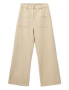 Toulousesw Jeans Bottoms Jeans Wide Beige Sofie Schnoor