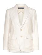 Linen Blazer Blazers Single Breasted Blazers Cream Polo Ralph Lauren