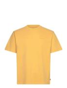 Red Tab Vintage Tee Garment Dy Tops T-shirts Short-sleeved Yellow Levi...