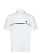 Ua Playoff 3.0 Stripe Polo Tops Polos Short-sleeved White Under Armour