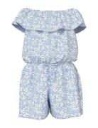 Nkfvinaya Ss Playsuit Fffff Noos Jumpsuit Haalari Blue Name It