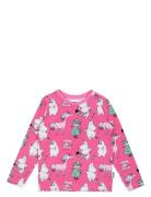 Tjejgäng Tröja Tops T-shirts Long-sleeved T-shirts Pink MUMIN